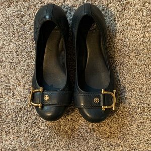 Tory Burch Navy Flats Size 7